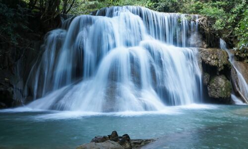 Mae Chaem Waterfalls Beautiful